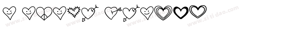 A Awake Hearts字体转换